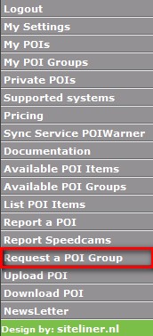 Request a POI Group